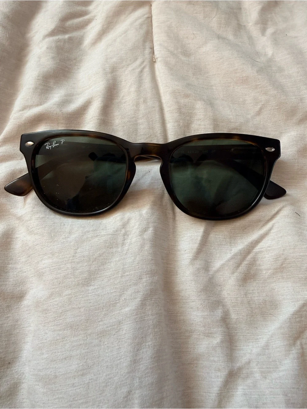 Ray-Ban Kids Tortoiseshell Frame with Dark Green Lenses